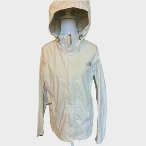 The North Face Women's M HyVent 2.5L Rain Jacket Venture Waterproof Hooded EUC